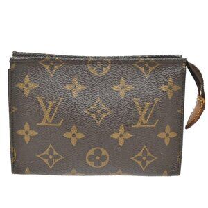 LOUIS VUITTON Poche Toilette 15 Clutch Pouch Bag Monogram Leather M47546 66KB742